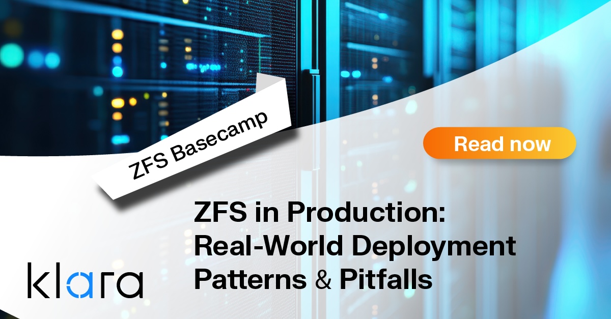 ZFS in Production: Real-World Deployment Patterns and Pitfalls