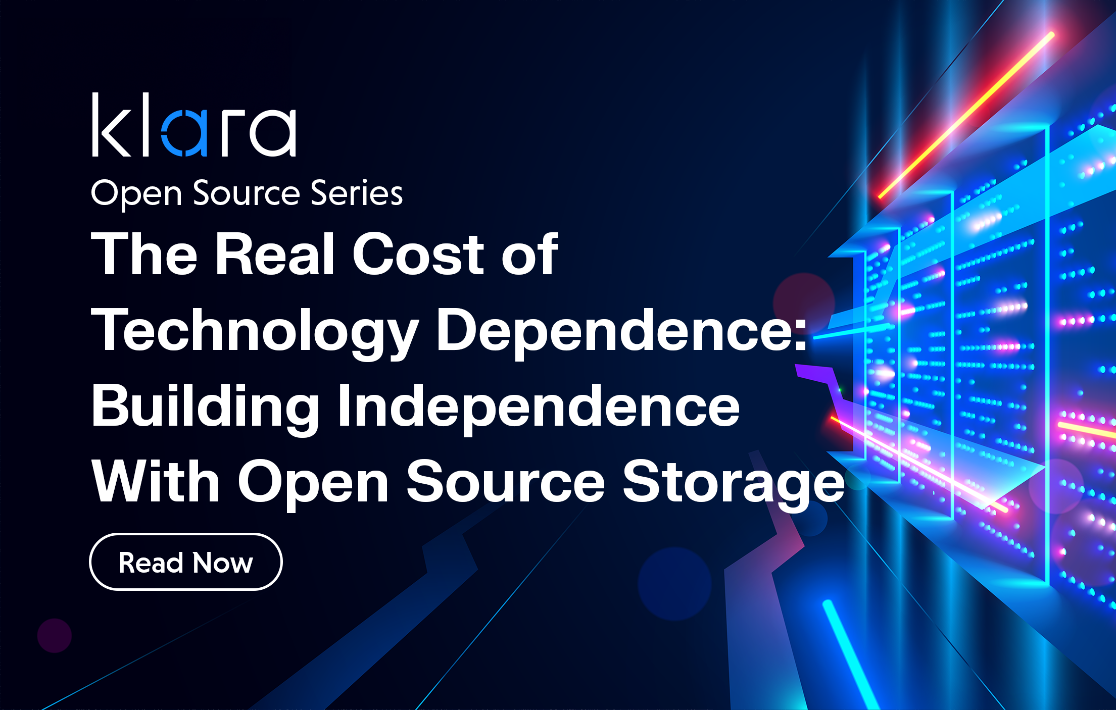 The Real Cost of Technology Dependence: Building Independence with Open-Source Storage