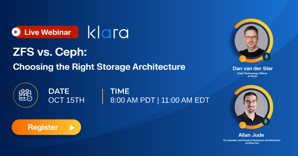 ZFS vs. Ceph: Choosing the Right Storage Architecture